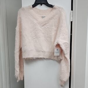 Arizona Jean Co Women's XL Pink V-Neck Sweater